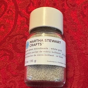 Martha Stewart Crafts White Gold Microbeads